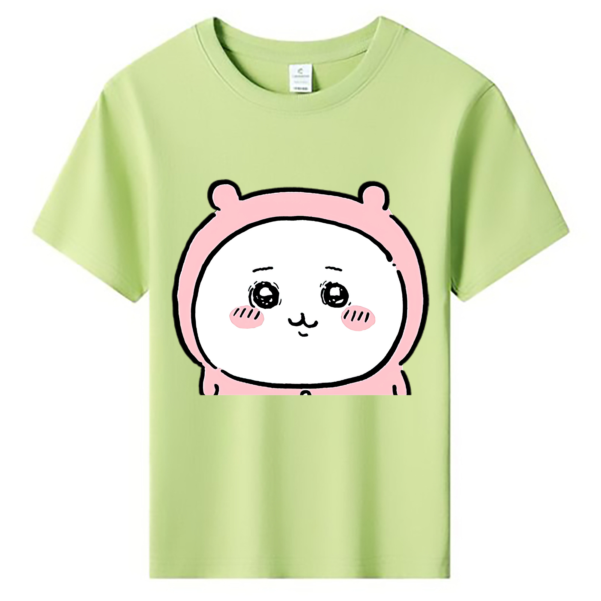 （画像用） ちいかわ ちいかわ Chii-kawa chiikawa 綿100％キッズTシャツ（フロントプリント）